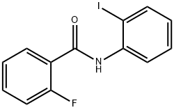 2-Fluoro-N-(2-iodophenyl)benzaMide, 97% Structure