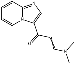 2-Propen-1-one, 3-(diMethylaMino)-1-iMidazo[1,2-a]pyridin-3-yl-,328062-30-2,结构式