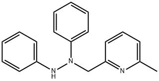 2-((1,2-二苯肼基)甲基)-6-甲基吡啶,32812-37-6,结构式