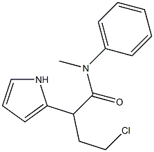 4-Chloro-N-Methyl-N-phenyl-2-(2-pyrrolyl)butanaMide Struktur