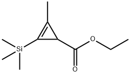 2-甲基-3-(三甲基硅基)-2-环丙烯甲酸乙酯 结构式