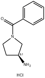 (S)-1-Benzoyl-3-pyrrolidinaMine HCl Structure