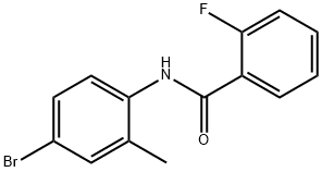 N-(4-bromo-2-methylphenyl)-2-fluorobenzamide Structure