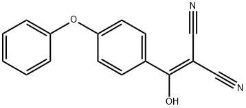 Propanedinitrile, 2-[hydroxy(4-phenoxyphenyl)Methylene]- Structure