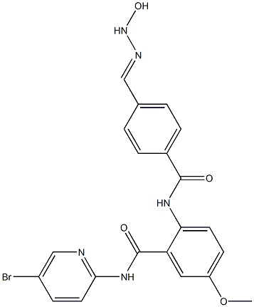 330942-20-6 N-(5-溴-2-吡啶基)-2-[[4-[(羟基氨基)亚氨基甲基]苯甲酰基]氨基]-5-甲氧基苯甲酰胺