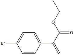 Ethyl 2-(4-broMophenyl)acrylate Structure