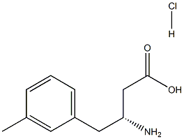 (R)-3-AMino-4-(3-Methylphenyl)-butyric acid-HCl Structure