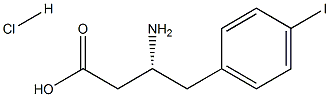 (R)-3-AMino-4-(4-iodo-phenyl)-butyric acid-HCl Structure