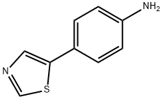 4-(噻唑-5-基)苯胺, 332113-79-8, 结构式