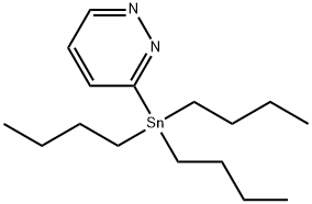 3-Tributylstannanyl-pyridazine Structure