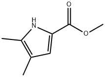 4,5-二甲基-2-吡咯羧酸甲酯 结构式