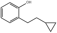 2-(2-环丙基乙基)苯酚,33494-48-3,结构式