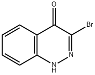 3-溴噌啉-4(1H)-酮 结构式