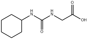 2-[(cyclohexylcarbaMoyl)aMino]acetic acid 化学構造式