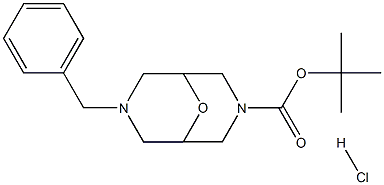 tert-butyl 7-benzyl-9-oxa-3,7-diazabicyclo[3.3.1]nonane-3-carboxylate hydrochloride