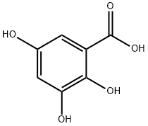 2,3,5-trihydroxybenzoic acid Struktur