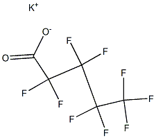 全氟戊酸钾, 336-23-2, 结构式
