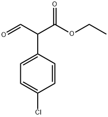 4-氯-ALPHA-甲酰基苯乙酸乙酯 结构式