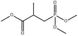 3-(Dimethoxyphosphinyl)-2-methylpropanoic acid methyl ester Structure