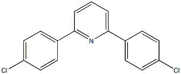 2,6-Bis(4-chlorophenyl)pyridine Structure