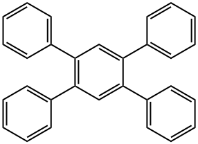 1,2,4,5-テトラフェニルベンゼン 化学構造式