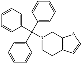 6-Trityl-4,5,6,7-tetrahydrothieno[2,3-c]pyridine Structure