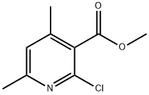 2-氯-4,6-二甲基烟酸甲酯, 339151-88-1, 结构式