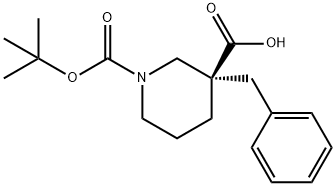 1,3-Piperidinedicarboxylic acid, 3-(phenylMethyl)-, 1-(1,1-diMethylethyl) ester, (3R)-|阿拉莫林中间体
