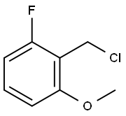 2-ChloroMethyl-1-fluoro-3-Methoxybenzene 结构式