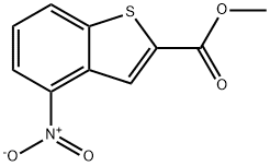 4-硝基苯并[B]噻吩-2-甲酸甲酯,34084-87-2,结构式