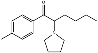 2-(pyrrolidin-1-yl)-1-p-tolylhexan-1-one Structure