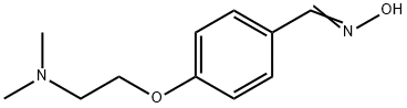 苯甲醛, 4-[2-(二甲胺基)乙氧基]-, 肟, 3421-72-5, 结构式