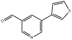 5-(Thiophen-3-yl)nicotinaldehyde Structure