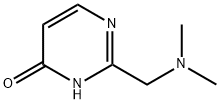 2-((DiMethylaMino)Methyl)pyriMidin-4(3H)-one 化学構造式