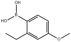 2-乙基-4-甲氧基苯硼酸,342899-07-4,结构式