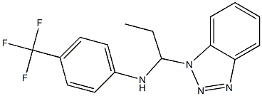 (1-benzotriazol-1-yl-propyl)-(4-trifluoroMethyl-phenyl)-aMine Structure