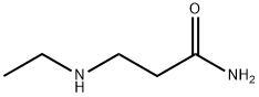 3-(エチルアミノ)プロパンアミド 化学構造式
