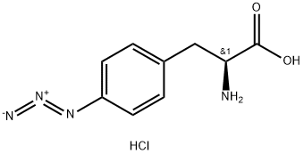 4-Azido-L-phenylalanine (hydrochloride) Struktur