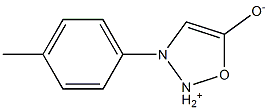1,2,3-OxadiazoliuM, 5-hydroxy-3-(4-Methylphenyl)-, inner salt Structure