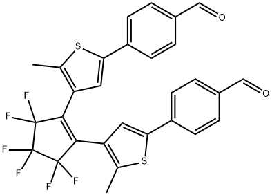 348639-12-3 1,2-双[2-甲基-5-(4-甲酰基苯基)-3-噻吩基]全氟环戊烯