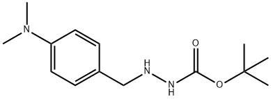 tert-butyl 2-(4-(diMethylaMino)benzyl)hydrazinecarboxylate Struktur