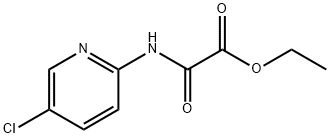 2-(5-クロロピリジン-2-イルアミノ)-2-オキソ酢酸エチル 化学構造式