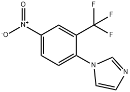 1-[4-Nitro-2-(trifluoroMethyl)phenyl]iMidazole Structure