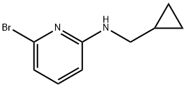 6-broMo-N-(cyclopropylMethyl)pyridin-2-aMine Struktur