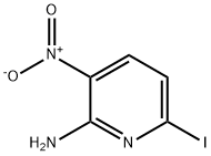 6-Iodo-3-nitro-pyridin-2-ylaMine 化学構造式