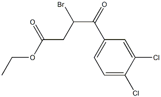 Ethyl 3-broMo-4-(3,4-dichlorophenyl)-4-oxobutanoate|3-溴-4-(3,4-二氯苯基)-4-氧代丁酸乙酯