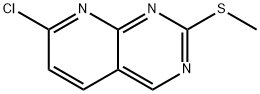 7-Chloro-2-(methylthio)pyrido[2,3-d]pyrimidine Structure