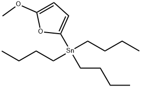 Stannane, tributyl(5-Methoxy-2-furanyl)- Structure