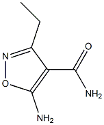 4-Isoxazolecarboxamide,5-amino-3-ethyl-(9CI) Struktur