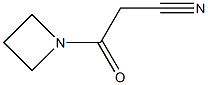 Azetidine,1-(cyanoacetyl)-(9CI) Struktur